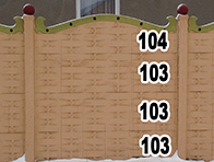 формы заборов